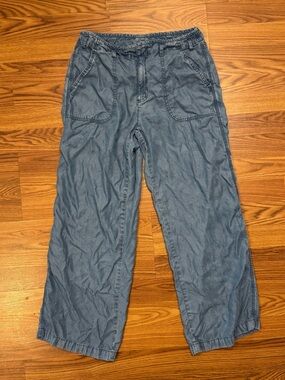 Gap Wide Leg Pants Blue Size 30 Tall